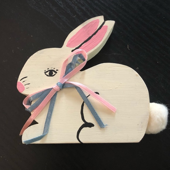Two Piece Wooden Rabbit Set - Picture 6 of 6